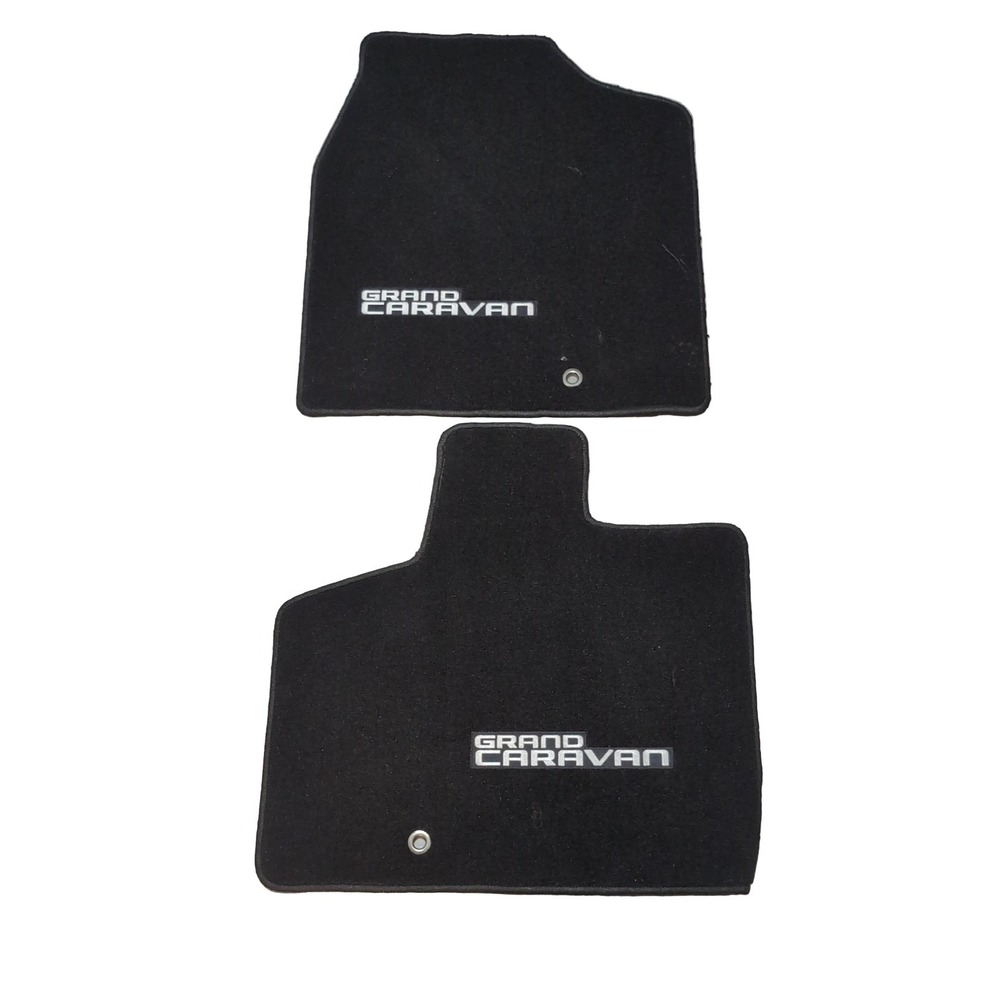 Dodge Grand Caravan Floor Mats Carpet Black Front OEM 1GR94DX9AG